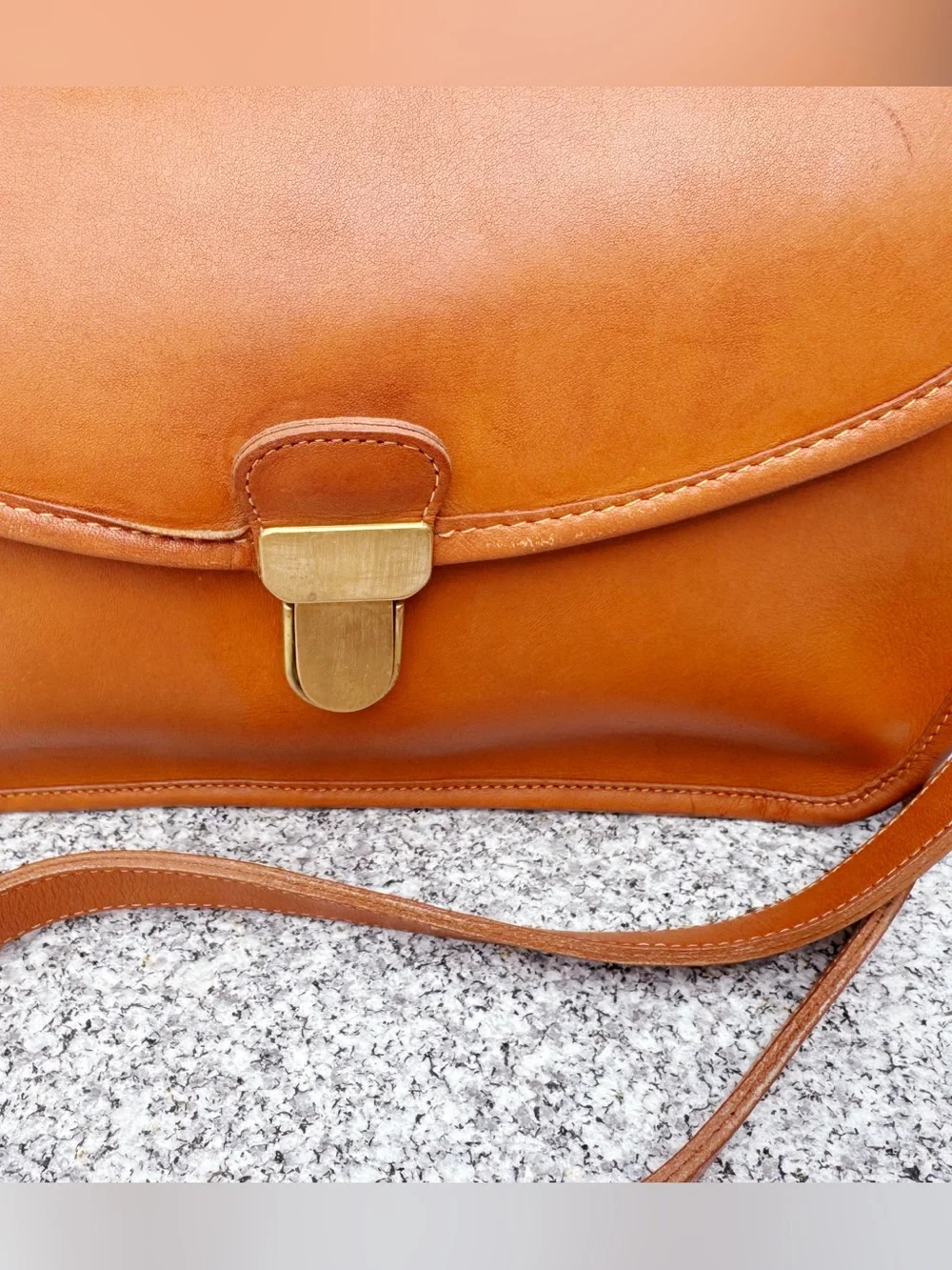 Vintage Coach Gilford Bag 9913, British Tan